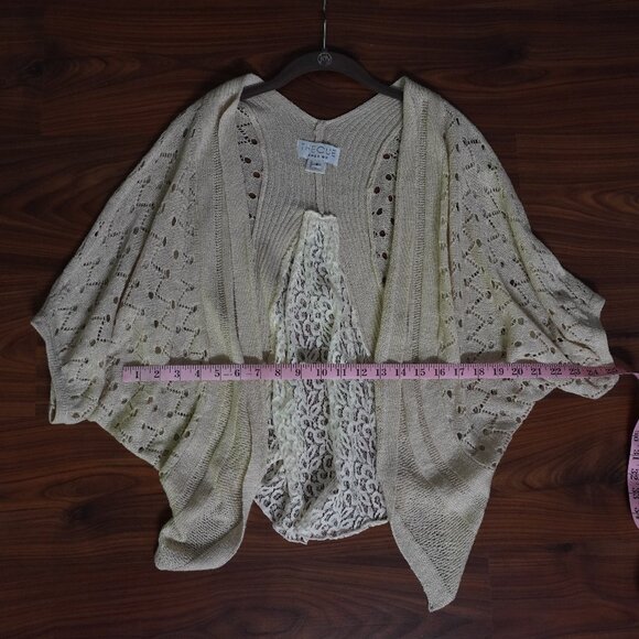 The Cue Crochet Sweater with Lace Inset - Small - Picture 7 of 10